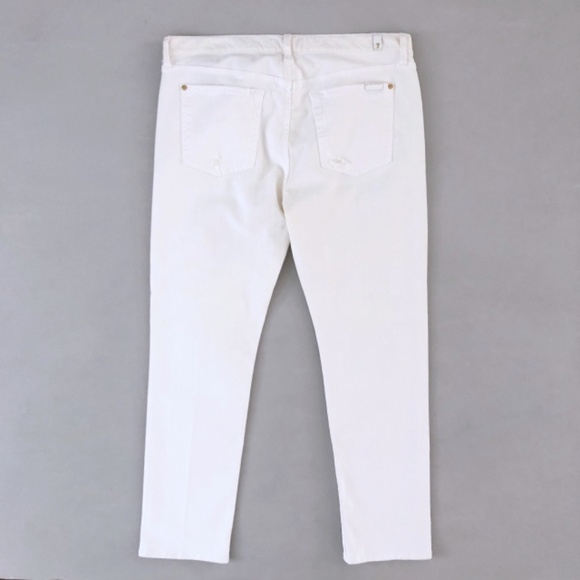 7 For All Mankind Women's Ripped Tapered Jeans 31 - Picture 3 of 6